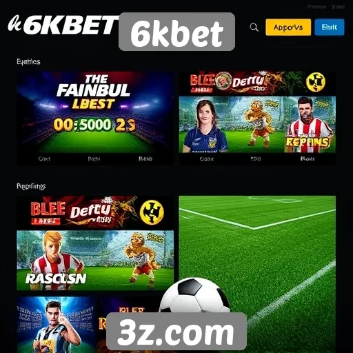 Análise das opções de jogos disponíveis no site 6kbet