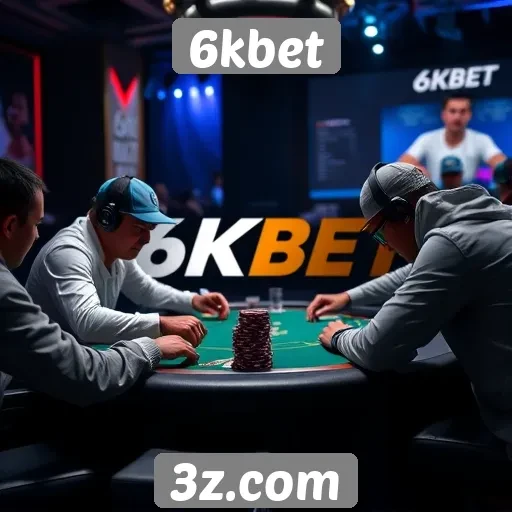 Plataforma 6kbet promove torneios de poker semanais